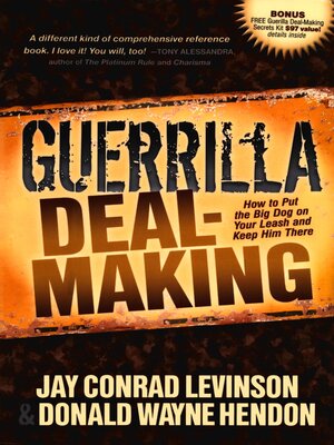 cover image of Guerrilla Deal-Making